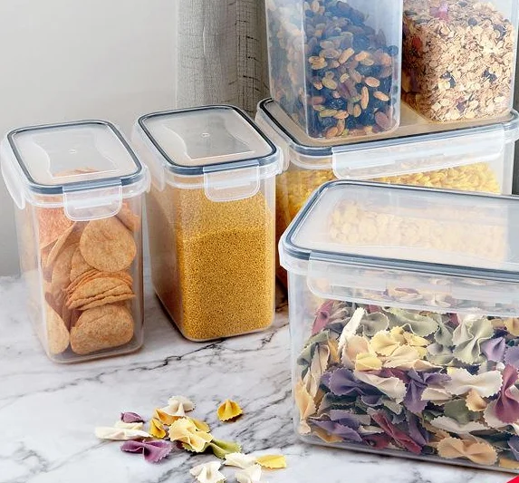 9pcs Food Storage Container Plastic Kitchen Refrigerator Noodle Box Multigrain Storage Tank Transparent Sealed Cans
9pcs Food Storage Container Plastic Kitchen Refrigerator Noodle Box Multigrain Storage Tank Transparent Sealed Cans