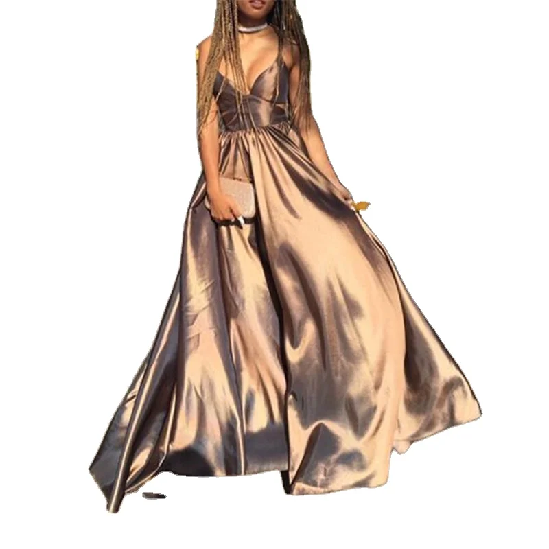autumn and winter new European and American women's sexy deep V sleeveless solid dress long skirt drop shipping fulfill, Picture
autumn and winter new European and American women's sexy deep V sleeveless solid dress long skirt drop shipping fulfill, Picture
