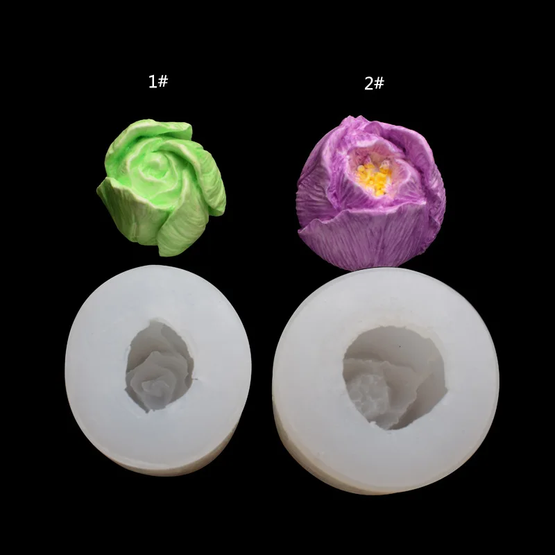 2 Kind Tulip Flower Cake Baking Tool Silicone Molds DIY Car Aromatherapy Decoration Epoxy Candle Mold, As picture
2 Kind Tulip Flower Cake Baking Tool Silicone Molds DIY Car Aromatherapy Decoration Epoxy Candle Mold, As picture