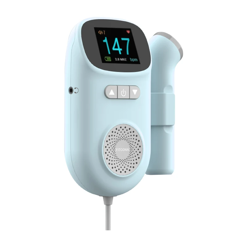 Fetal Doppler Machine / Pocket Fetal Doppler For Baby Heart Rate Measurement family use
Fetal Doppler Machine / Pocket Fetal Doppler For Baby Heart Rate Measurement family use