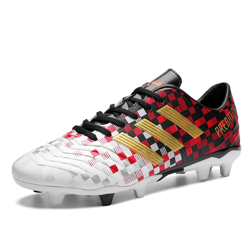 New Arrival Durable Training Football Shoes Men Soccer Cleats Professional Outdoor Soccer Shoes, White,black,red,blue,yellow
New Arrival Durable Training Football Shoes Men Soccer Cleats Professional Outdoor Soccer Shoes, White,black,red,blue,yellow