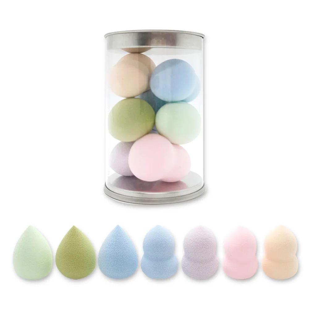 7pcs Mini Makeup Sponge Beauty Blending Set with multi-color Non-latex Hydrophilic Super Soft Soaked Powder Puff for Eye Makeup, 10 colors for option
7pcs Mini Makeup Sponge Beauty Blending Set with multi-color Non-latex Hydrophilic Super Soft Soaked Powder Puff for Eye Makeup, 10 colors for option
