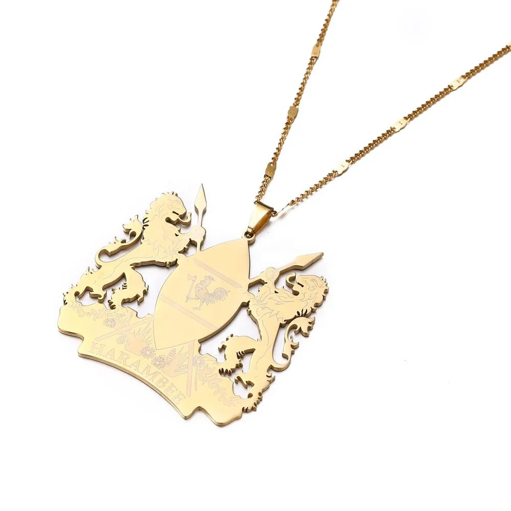 Stainless Steel Gold Color Kenya Pendant Necklaces African Country Map Kenyans Chain Jewelry Gift
Stainless Steel Gold Color Kenya Pendant Necklaces African Country Map Kenyans Chain Jewelry Gift