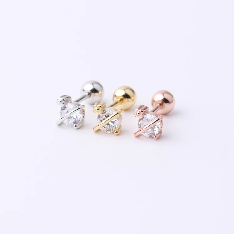 Boucle d'oreille new design saturn ear ring cubic zircon satellite stud earring minimalist s925 gold plated cz cartilage earring
Boucle d'oreille new design saturn ear ring cubic zircon satellite stud earring minimalist s925 gold plated cz cartilage earring
