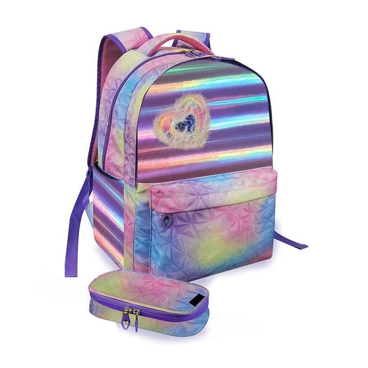 Wholesale Children girls teenage Kids School Bags rainbow tie dye all over print pu leather Cartoon Backpack pencil bag set, Multi color as picture
Wholesale Children girls teenage Kids School Bags rainbow tie dye all over print pu leather Cartoon Backpack pencil bag set, Multi color as picture