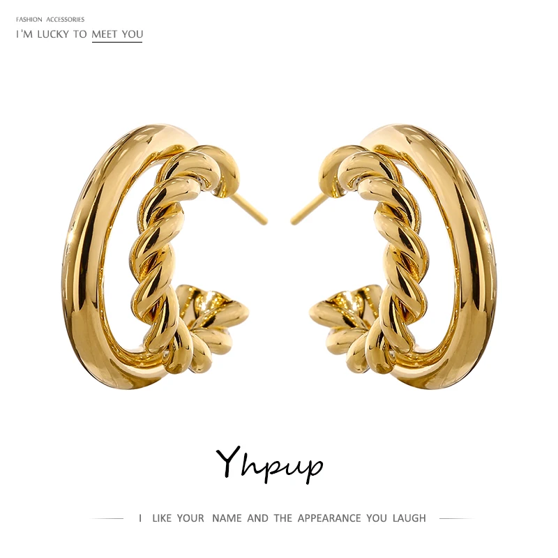 Yhpup Minimalist Jewelry Trendy Fashionable Jewelry in Bulk Copper Plated Real Earrings Simple Metal Stud Earrings for Women, Gold silver
Yhpup Minimalist Jewelry Trendy Fashionable Jewelry in Bulk Copper Plated Real Earrings Simple Metal Stud Earrings for Women, Gold silver