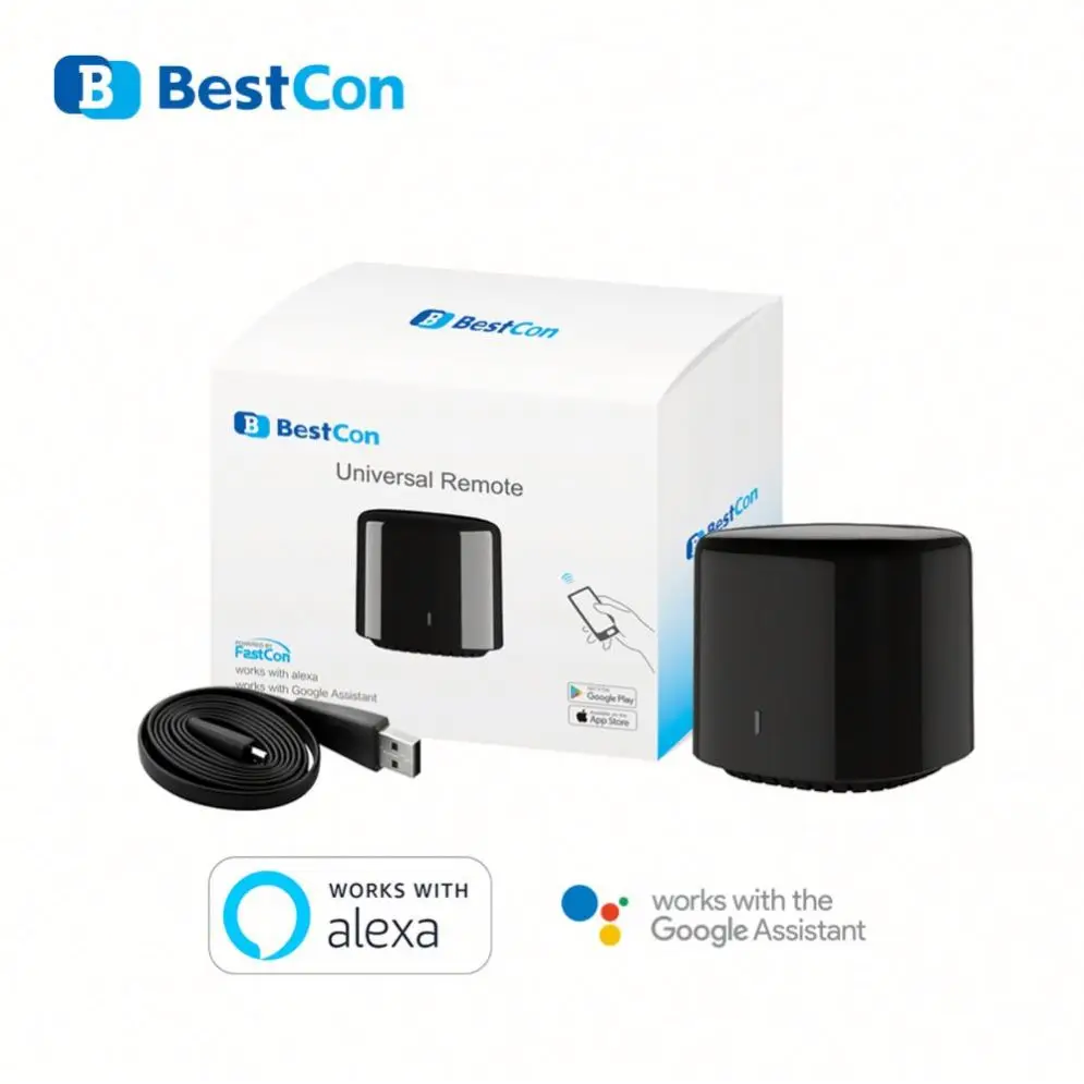 BestCon 2021 New product RM4C mini IR/RF 315 433 for AC TV Universal Remote Control With Google Alexa
BestCon 2021 New product RM4C mini IR/RF 315 433 for AC TV Universal Remote Control With Google Alexa