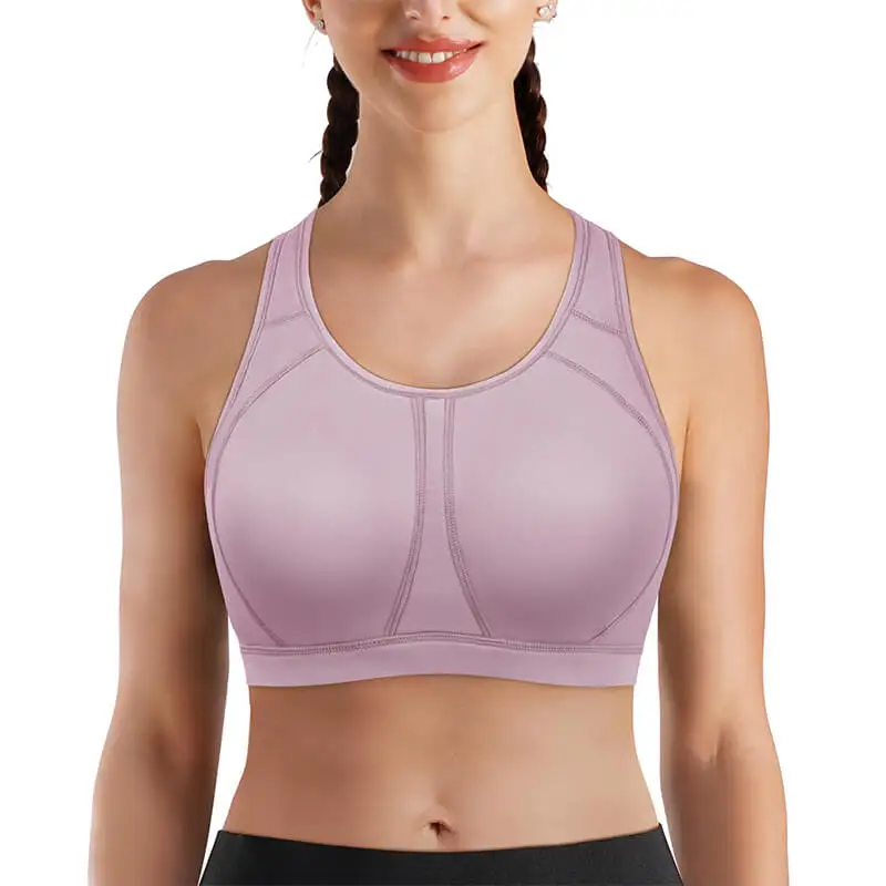 High Elastic Wide Shoulder Wireless Bra Padded Full Cup Support Breast High Impact Sport Bra
High Elastic Wide Shoulder Wireless Bra Padded Full Cup Support Breast High Impact Sport Bra