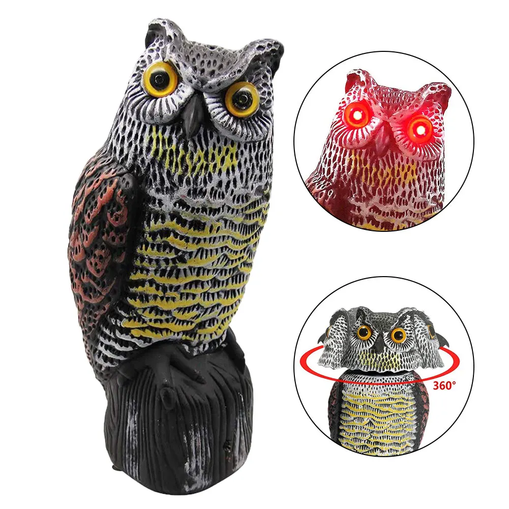 Scarecrow Owl Decoy Statue Realistic Owl Hand-painted Garden Protector for Outdoor Pest Bird Deterrent
Scarecrow Owl Decoy Statue Realistic Owl Hand-painted Garden Protector for Outdoor Pest Bird Deterrent