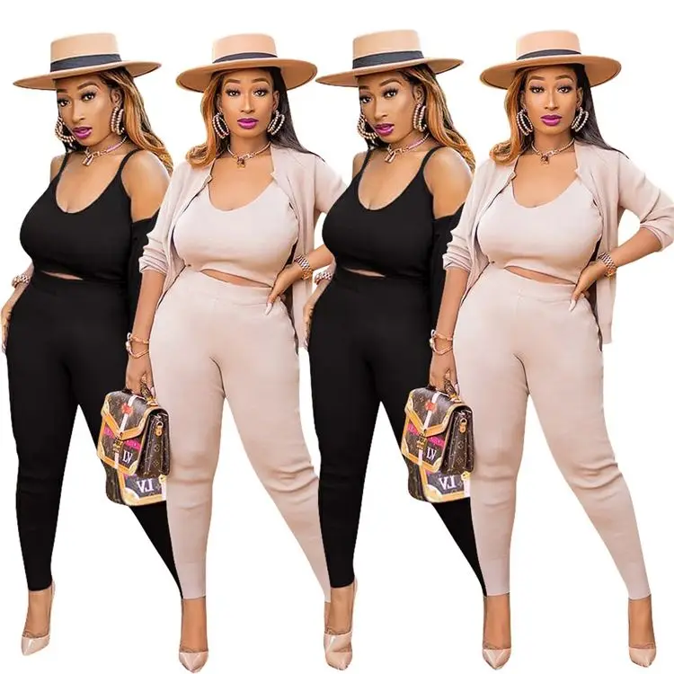 D95913 Best Price Solid Color Elegant Ladies Clothes Fashion 2020 Women Clothing Three Piece Sets Womens 3 Piece Set
D95913 Best Price Solid Color Elegant Ladies Clothes Fashion 2020 Women Clothing Three Piece Sets Womens 3 Piece Set