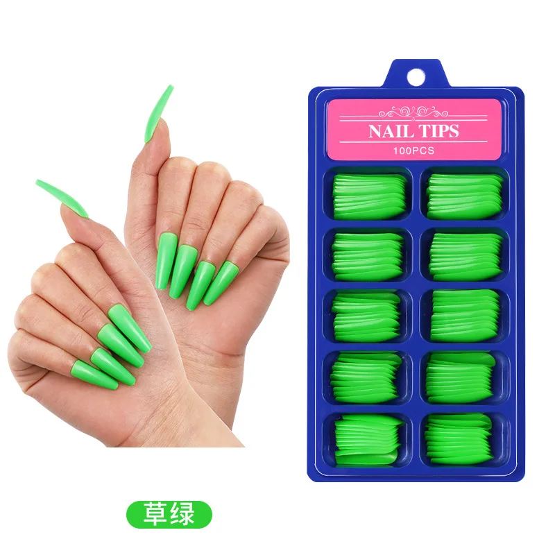 100 Artificial False Nail Art Tips Acrylic Ballerina Coffin Pure Candy Color Nails Press On Nail Tips
100 Artificial False Nail Art Tips Acrylic Ballerina Coffin Pure Candy Color Nails Press On Nail Tips