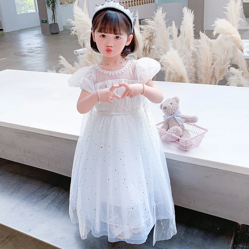 Frozen princess dress kids floral skirt birthday dress for girl of 8 years old, Gradient ramp
Frozen princess dress kids floral skirt birthday dress for girl of 8 years old, Gradient ramp
