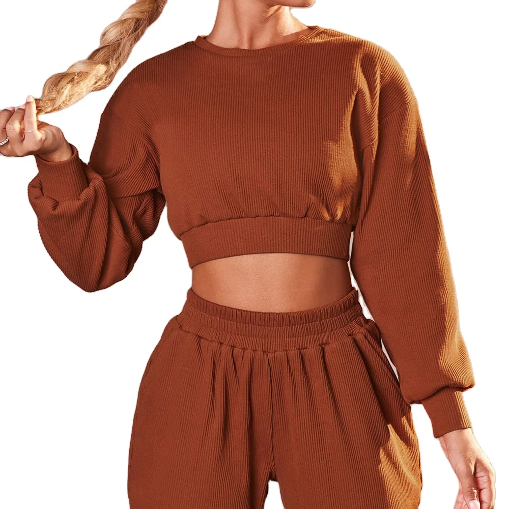 Women's Thermal Thick Ribbed Soft Loose Fitness Yoga Sets Jogger Pants and Tops Set, 6 colors
Women's Thermal Thick Ribbed Soft Loose Fitness Yoga Sets Jogger Pants and Tops Set, 6 colors