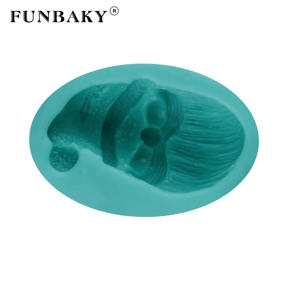 FUNBAKY JSF301 Merry Christmas cake molds Santa Claus shape silicone mold 3d handmade kits, Customized color
FUNBAKY JSF301 Merry Christmas cake molds Santa Claus shape silicone mold 3d handmade kits, Customized color