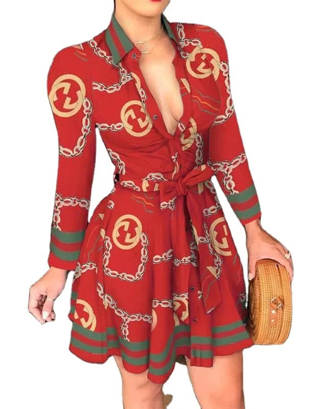 women Long sleeve v-neck sexy print dress woman A-line casual dress women 2021 latest spring floral dress
women Long sleeve v-neck sexy print dress woman A-line casual dress women 2021 latest spring floral dress