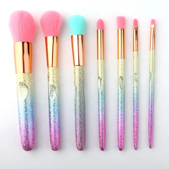 Amazon Hot Selling Private Label 7pcs Vegan Rainbow Makeup Brush Set Custom with box, As picture
Amazon Hot Selling Private Label 7pcs Vegan Rainbow Makeup Brush Set Custom with box, As picture