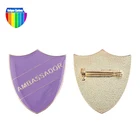 Custom New Gold Color Pin for Backpack Bag Jeans Clothes Badge