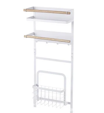 Kitchen Rack Wrought iron magnetic suction washing machine hanger refrigerator hanger side storage rack
Kitchen Rack Wrought iron magnetic suction washing machine hanger refrigerator hanger side storage rack