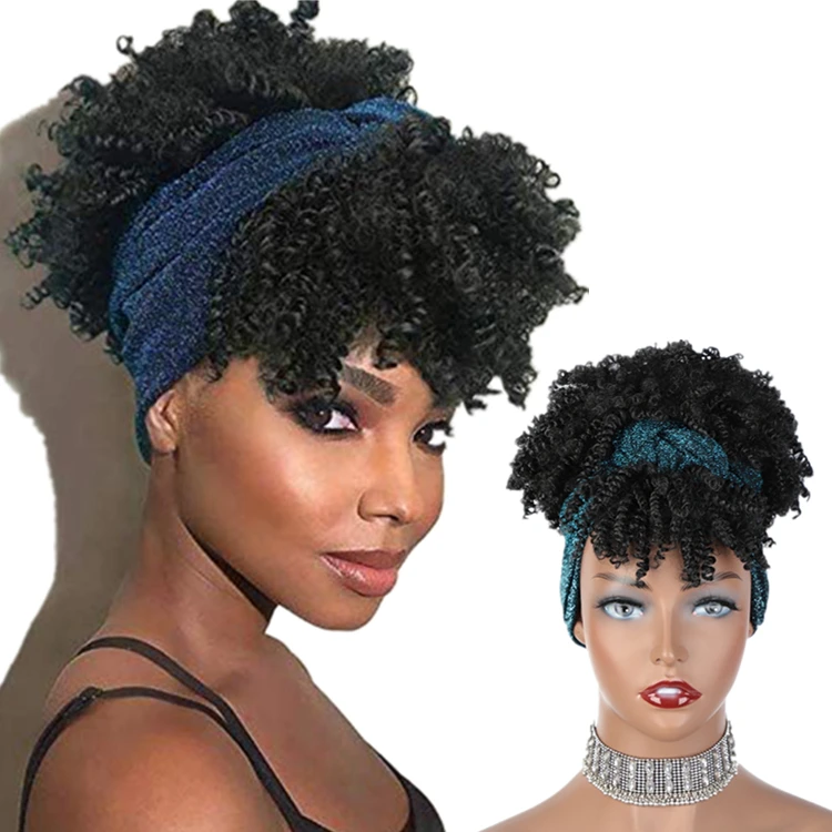 Aisi Hair Blue Headband Heat Resistant Wholesale Afro Short Kinky Curly Cheap Cosplay For Black Women Wigs Synthetic Hair
Aisi Hair Blue Headband Heat Resistant Wholesale Afro Short Kinky Curly Cheap Cosplay For Black Women Wigs Synthetic Hair