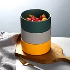 Factory Fruit Decorative Porcelain Bowls Matte Salad Bowl