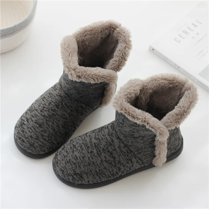 Winter Indoor Men's Shoes Warm Ankle Boots Flat Slip On Slippers Plush Non-Slip Shoes
Winter Indoor Men's Shoes Warm Ankle Boots Flat Slip On Slippers Plush Non-Slip Shoes
