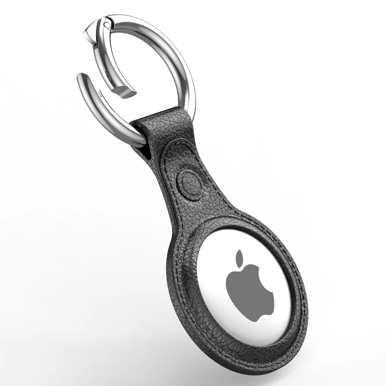 Keychain Design Leather Protector Cover for AirTags Shockproof Anti-scratch Anti-fall Silicone Protective Case for Air Tags, Black
Keychain Design Leather Protector Cover for AirTags Shockproof Anti-scratch Anti-fall Silicone Protective Case for Air Tags, Black