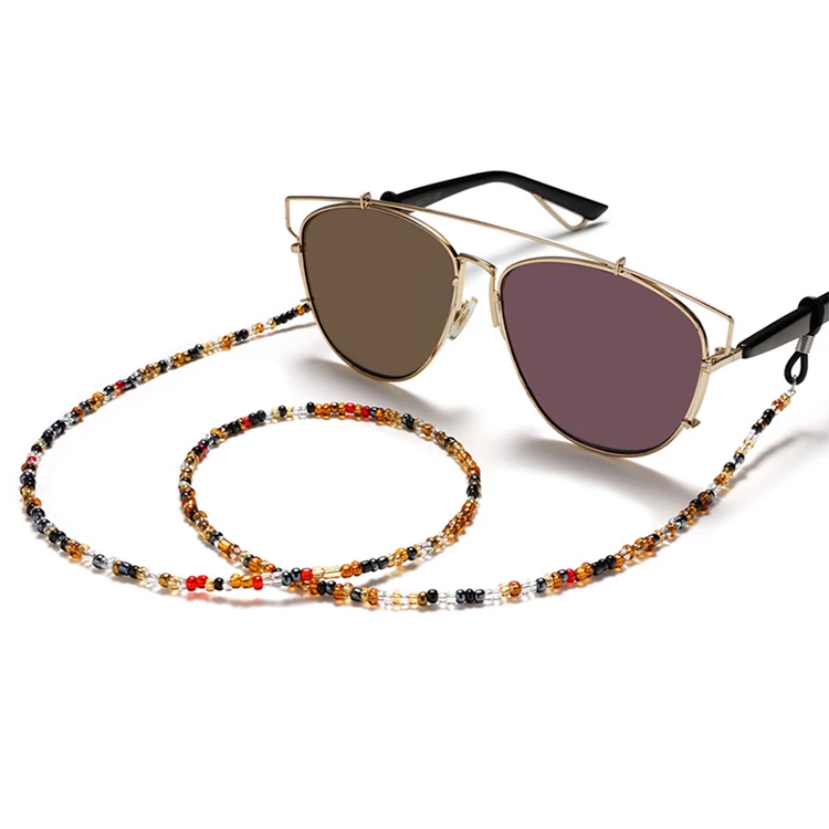 Trendy Color Beaded Eyewear Chain Wholesale Fashion Reading Glasses Lanyard Holder Accessories Women Sunglasses Cord, 4 colors
Trendy Color Beaded Eyewear Chain Wholesale Fashion Reading Glasses Lanyard Holder Accessories Women Sunglasses Cord, 4 colors