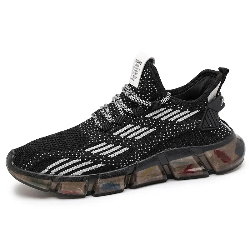 Flying Woven Breathable Men's Shoes Fashion Lace-up Comfortable Sneakers for Men Shoe Box Male Rubber Mesh 3 Colors 1 Pair
Flying Woven Breathable Men's Shoes Fashion Lace-up Comfortable Sneakers for Men Shoe Box Male Rubber Mesh 3 Colors 1 Pair