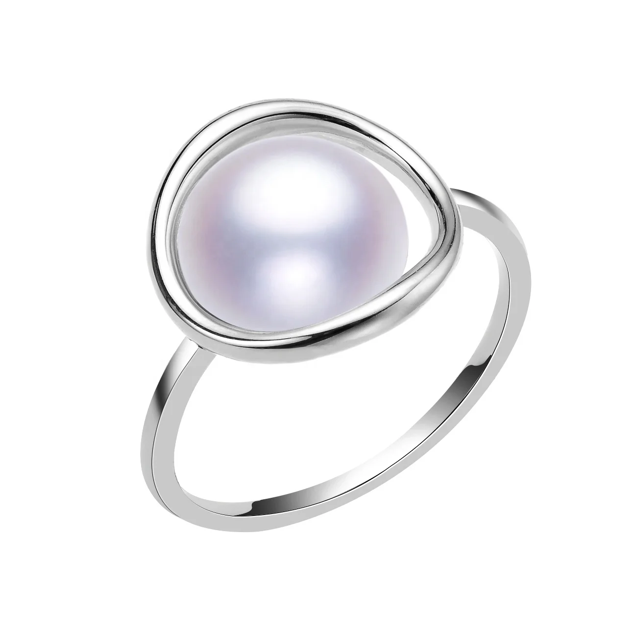 High Quality Daily Simple Single Pearl Sterling 925 Silver Pearl Ring Mount Jewelry For Mothers Day Gift
High Quality Daily Simple Single Pearl Sterling 925 Silver Pearl Ring Mount Jewelry For Mothers Day Gift