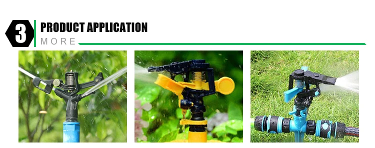 1/2 Male Thread Big Rain Gun 360 Degree Gear Drive Sprinkler For Pasture Dust Farm Irrigation