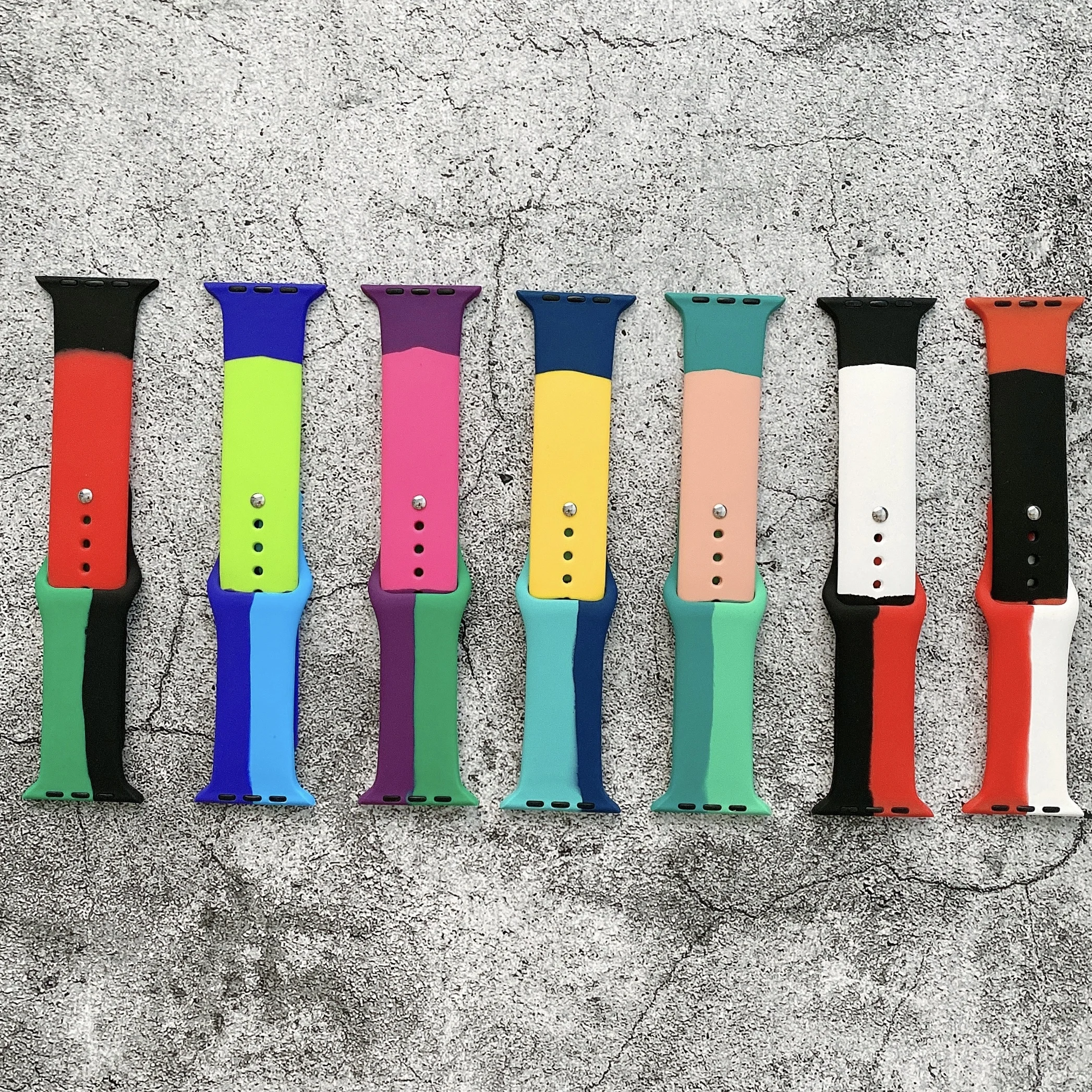 BROXTY Rubber Watch Strap Apple Watch Band Silicone for Apple Watch Series All, Multi color
BROXTY Rubber Watch Strap Apple Watch Band Silicone for Apple Watch Series All, Multi color