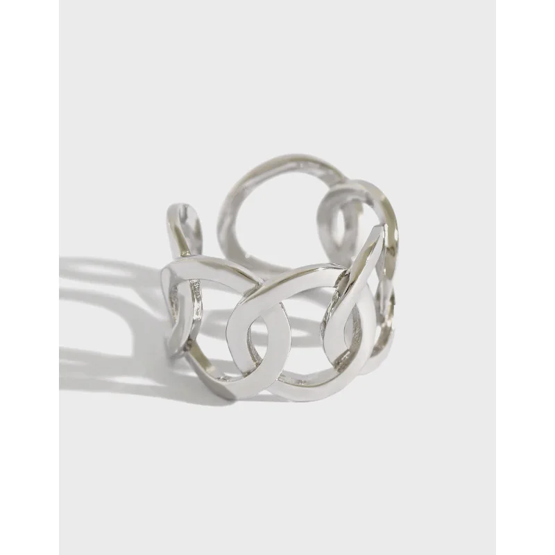Danyang 925 Sterling Silver Simple Wide Face Hollow Chain Ring for Women Adjustable Rings Fashion Jewelry, Silver, gold
Danyang 925 Sterling Silver Simple Wide Face Hollow Chain Ring for Women Adjustable Rings Fashion Jewelry, Silver, gold