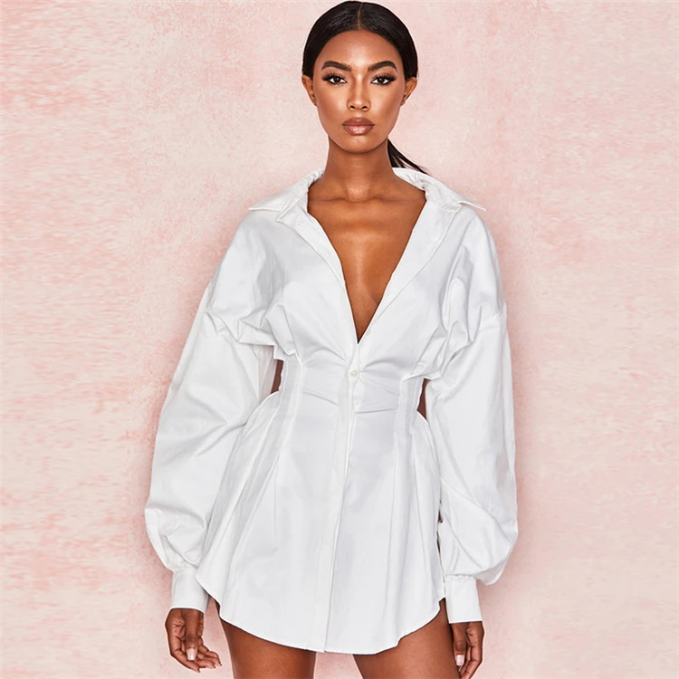 2020 Summer Ruffle Shirts Dresses Women Lady Mermaid Casual Short White Shirt Dress, As pictures or customized colors
2020 Summer Ruffle Shirts Dresses Women Lady Mermaid Casual Short White Shirt Dress, As pictures or customized colors