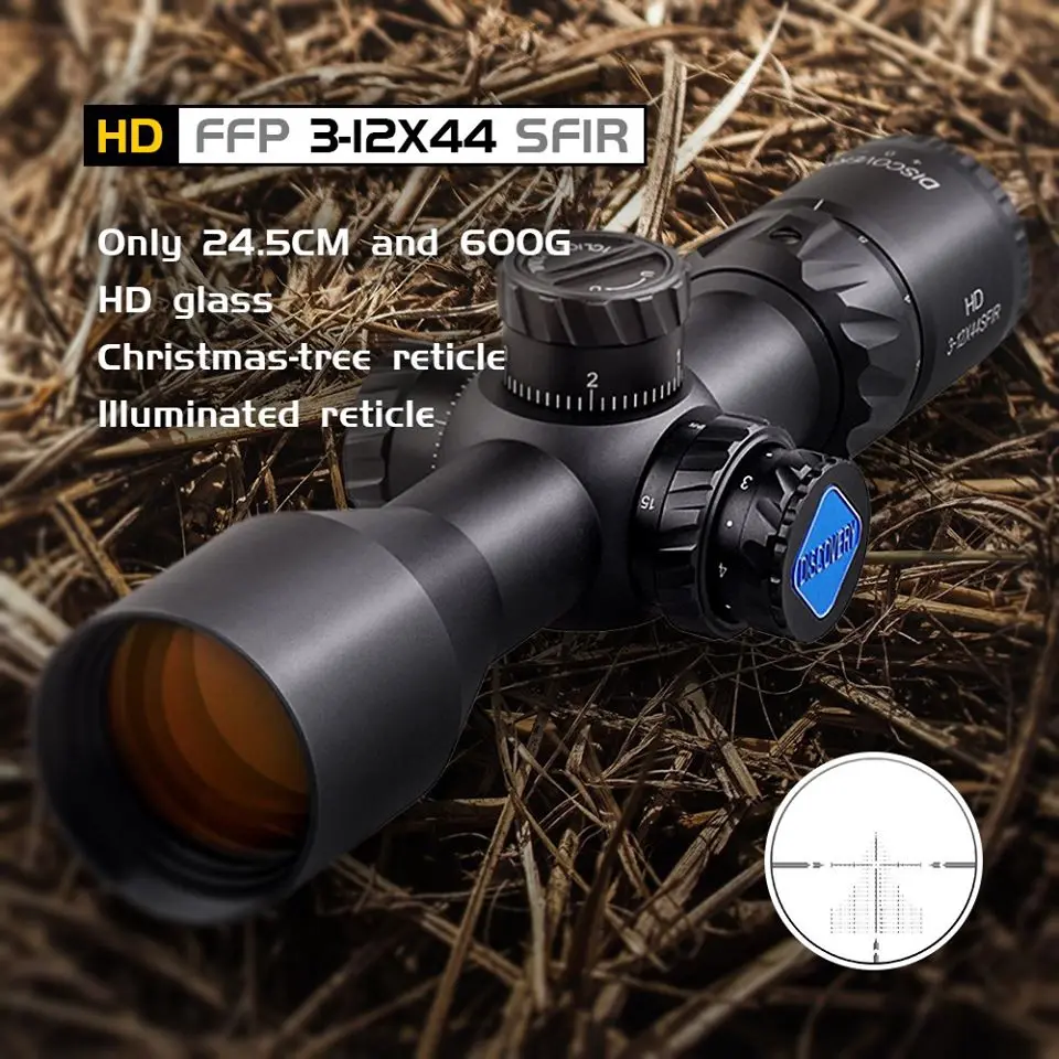 2020 Discovery New Air Gun Hunting Riflescope HD 3-12X44SFIR FFP First Focal Plan for PCP Air Gun
2020 Discovery New Air Gun Hunting Riflescope HD 3-12X44SFIR FFP First Focal Plan for PCP Air Gun