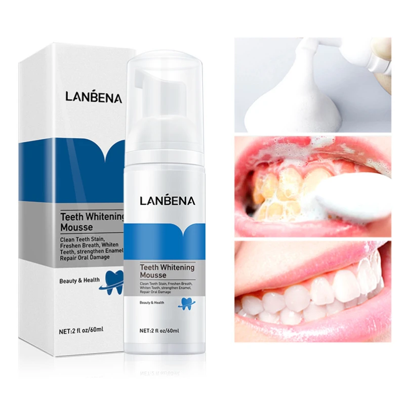 60ml Teeth Whitening Mousse Tooth Care Natural Organic Cleanser Teeth Foam Wash Wholesale
60ml Teeth Whitening Mousse Tooth Care Natural Organic Cleanser Teeth Foam Wash Wholesale