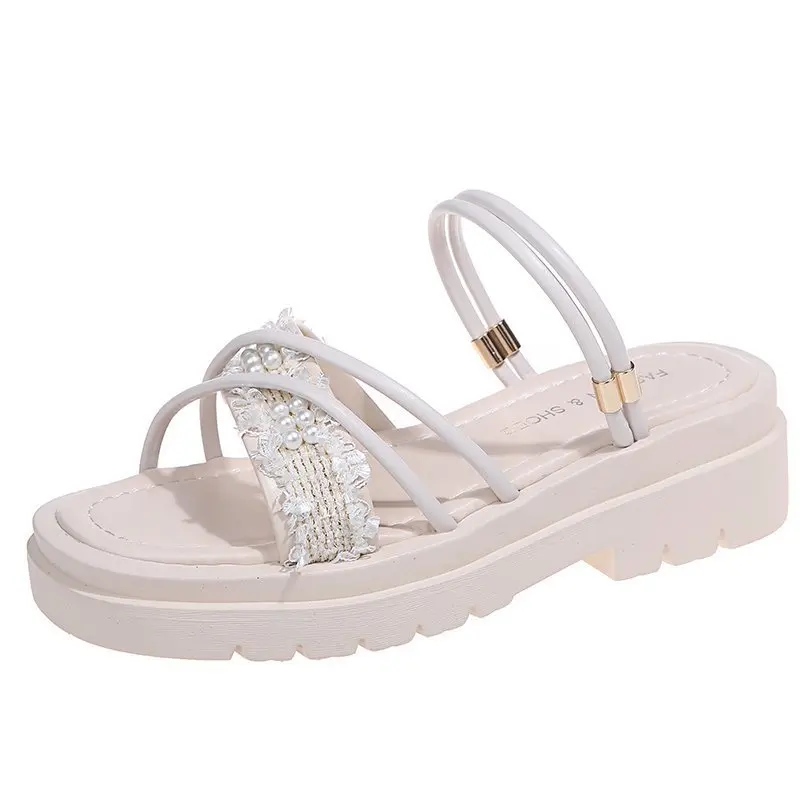 Dropshipping Outdoor Party Woman Sandals New Arrivals 2021 Pearl Ankle Wrap Cross Strap Open Toe Fair Style Platform Sandals
Dropshipping Outdoor Party Woman Sandals New Arrivals 2021 Pearl Ankle Wrap Cross Strap Open Toe Fair Style Platform Sandals
