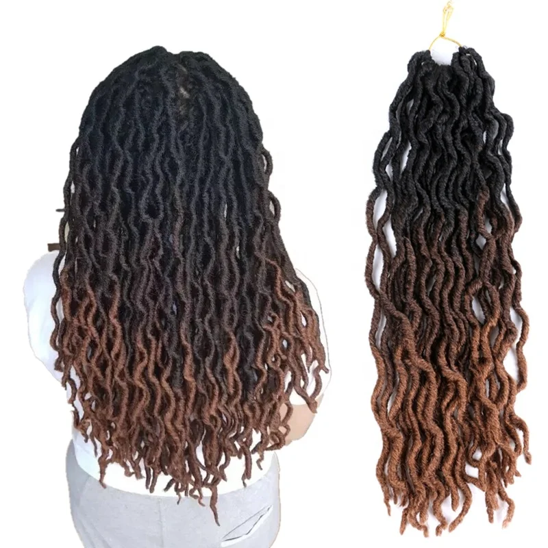 wholesale 100pcs 20inch 24roots Crochet Braids Gypsy Locs hair Extensions Wavy Curly Ombre Faux Locs
wholesale 100pcs 20inch 24roots Crochet Braids Gypsy Locs hair Extensions Wavy Curly Ombre Faux Locs
