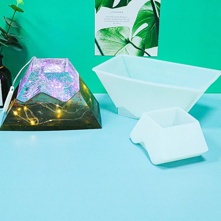 Snow Mountain Table Lamp Epoxy Resin Mold Handmade DIY Table Lamp Silicone Mold Home Decoration Accessories Making Tools
Snow Mountain Table Lamp Epoxy Resin Mold Handmade DIY Table Lamp Silicone Mold Home Decoration Accessories Making Tools