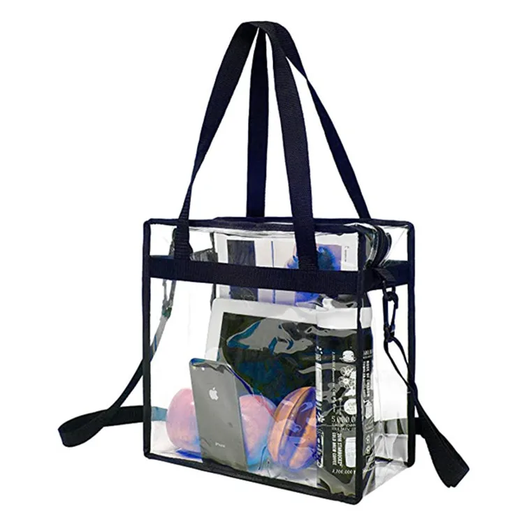 hot selling factory stocked customized clear pvc jelly shopping tote bag with single adjustable shoulder strap cross bag
hot selling factory stocked customized clear pvc jelly shopping tote bag with single adjustable shoulder strap cross bag