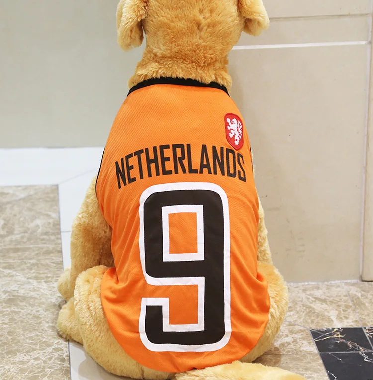 Wholesale Dog Clothing Vest Basketball Uniform Dog Jersey Breathable Spring and Summer Dog Sport Vest, Customized color
Wholesale Dog Clothing Vest Basketball Uniform Dog Jersey Breathable Spring and Summer Dog Sport Vest, Customized color