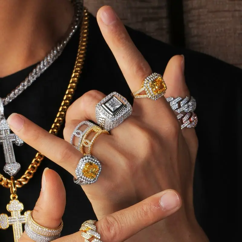 Miss jewelry new hip hop iced out stone gold plated custom stainless steel rings design for men, Multi color
Miss jewelry new hip hop iced out stone gold plated custom stainless steel rings design for men, Multi color