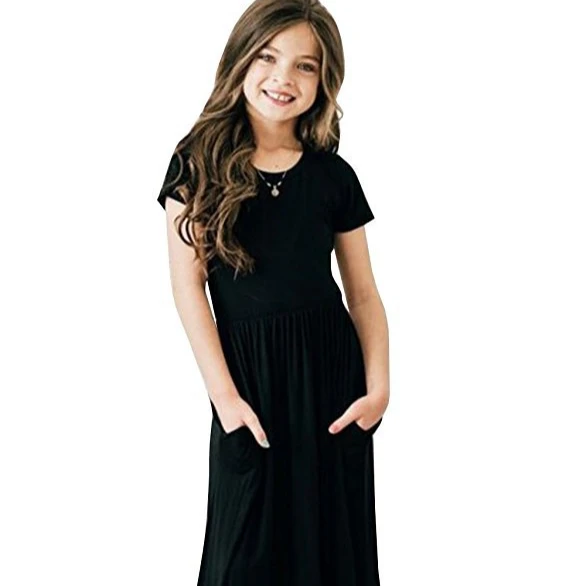 2021 Hot Sale Solid Color Casual Long Straight Round Neck Organic Cotton Baby girls Dress, Color chart
2021 Hot Sale Solid Color Casual Long Straight Round Neck Organic Cotton Baby girls Dress, Color chart