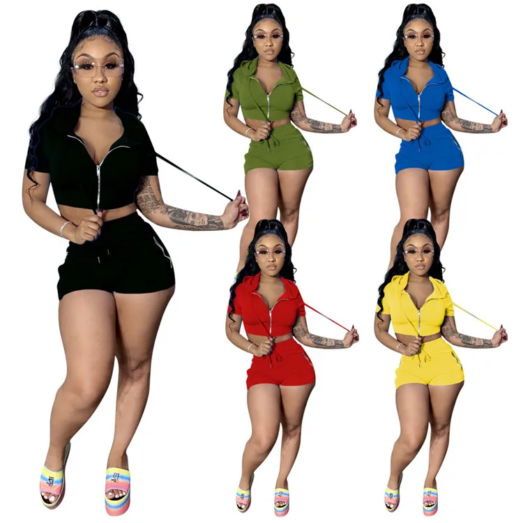 Good quality 2021 summer solid casual Zippers 2 Pcs Track Suit Outfits Two Piece Set Women Clothing For Women, Picture
Good quality 2021 summer solid casual Zippers 2 Pcs Track Suit Outfits Two Piece Set Women Clothing For Women, Picture
