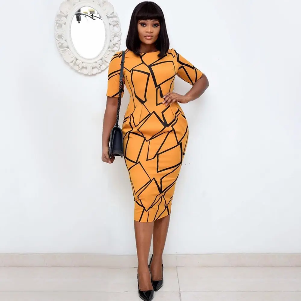 New Design Printed HOBISH african summer dresses women Short sleeve high waist bag hip skirt large size dress women clothing
New Design Printed HOBISH african summer dresses women Short sleeve high waist bag hip skirt large size dress women clothing