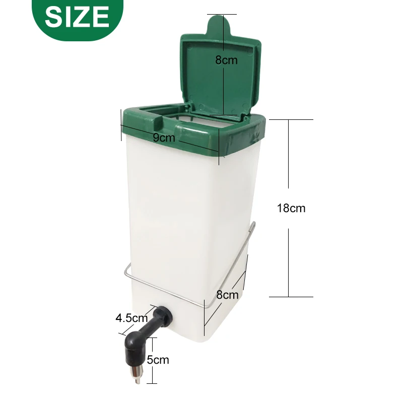 Bebederos de Agua para Aves de Corral de 500 ml/1000 ml, Bebederos de Agua para Conejos, Bebederos de Agua con Tetina