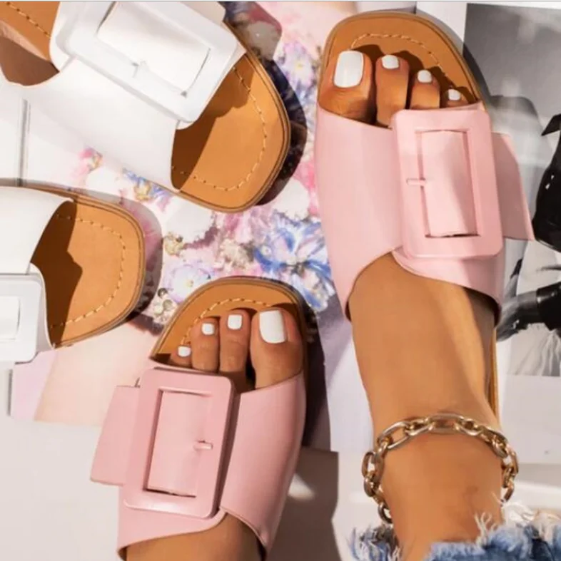 2021 new open-toed square buckle flat sandals and slippers wholesale shoes lot women's
2021 new open-toed square buckle flat sandals and slippers wholesale shoes lot women's