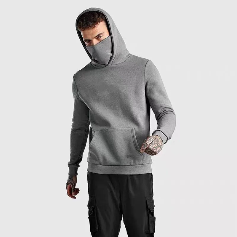 Essential Face Cover Hoodie Plain Printing Fleece White Pullover Sweatshirt with Face Cover Masked Hoodie For Men, Customized color
Essential Face Cover Hoodie Plain Printing Fleece White Pullover Sweatshirt with Face Cover Masked Hoodie For Men, Customized color