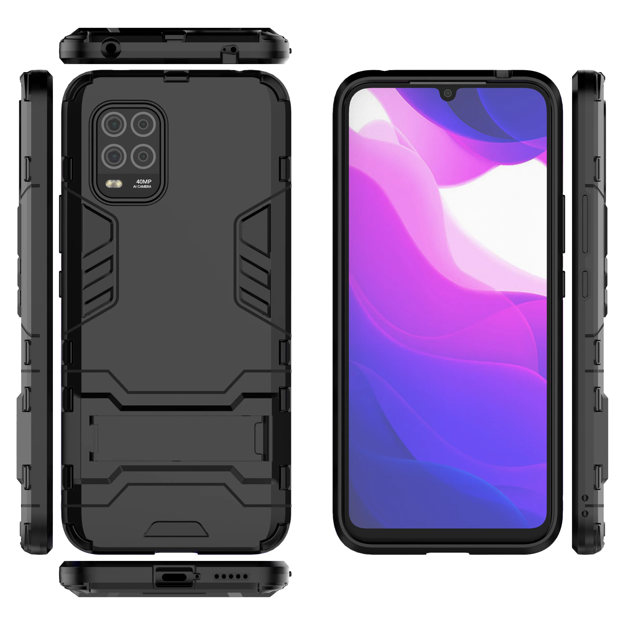 2 in 1 design hybrid mobile Case Cover wholesale directly Phone case TPU Phone Cover for Xiaomi 10 Ultra With Finger Ring Holder
2 in 1 design hybrid mobile Case Cover wholesale directly Phone case TPU Phone Cover for Xiaomi 10 Ultra With Finger Ring Holder