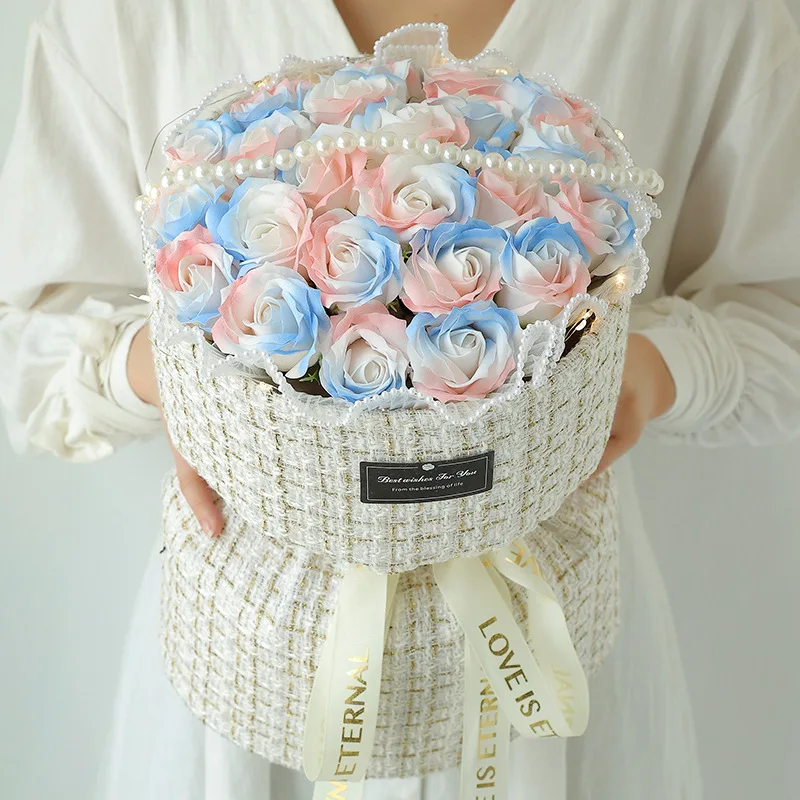 Hot Sale New Arrival simulation foam eternal soap flowers bouquet Valentine's Day rose gift
Hot Sale New Arrival simulation foam eternal soap flowers bouquet Valentine's Day rose gift