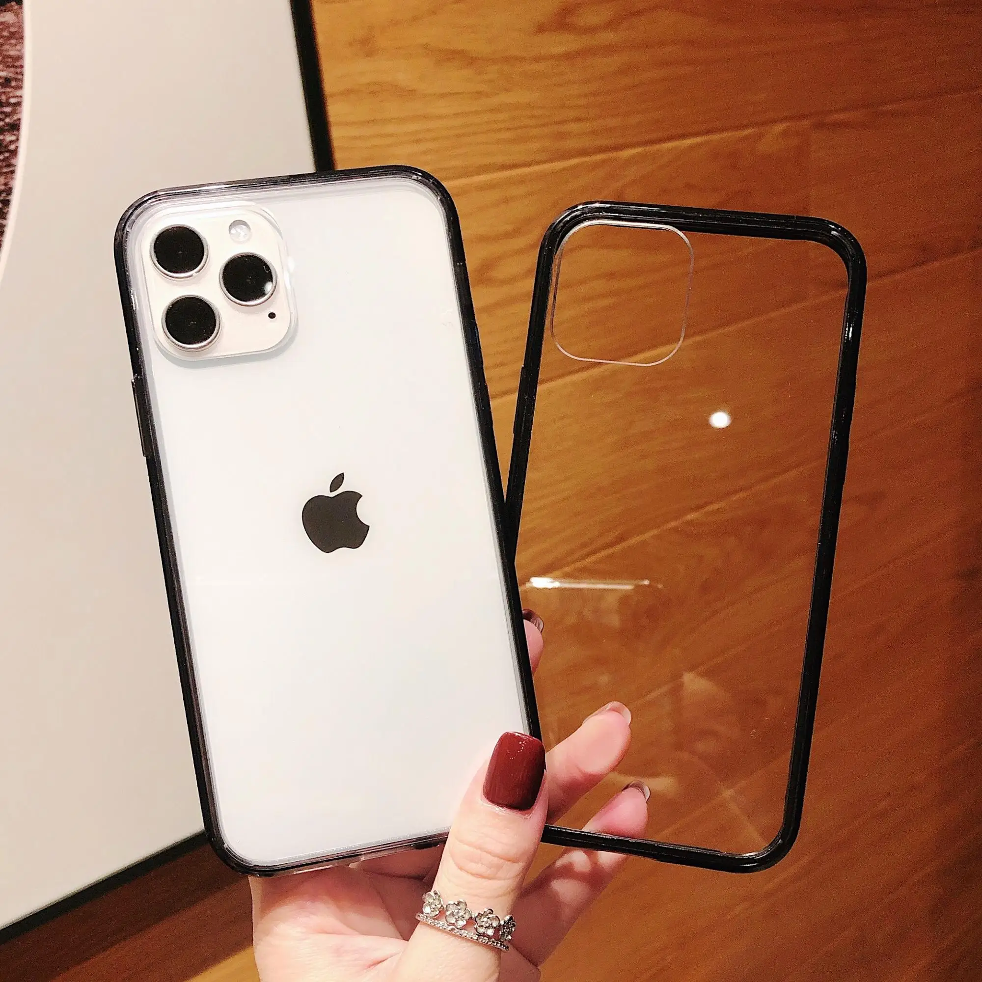2 In 1 Hybrid Clear Strong Transparent Phone Case Cover For Apple iPhone 12 Pro Max, Crystal, black
2 In 1 Hybrid Clear Strong Transparent Phone Case Cover For Apple iPhone 12 Pro Max, Crystal, black